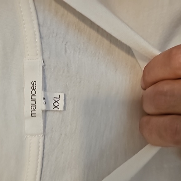 Maurices Born Free oversized ecru cream graphic ss tee, Size XXL - Picture 8 of 15